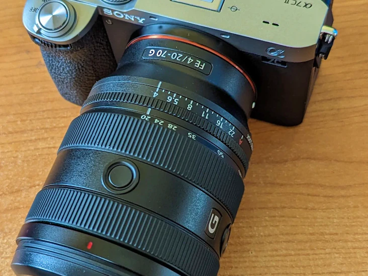 Sony alpha 7cii full-frame mirrorless camera + 24-70 kit lens