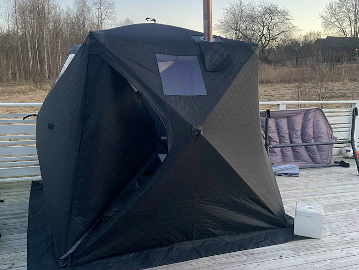 Tältbastu - flyttbart bastutält för 4-6 personer