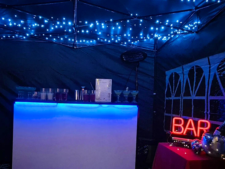Illuminate led bar counter hire