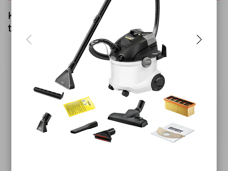 Kärcher se 5 mattvätt och textilvårdsmaskin