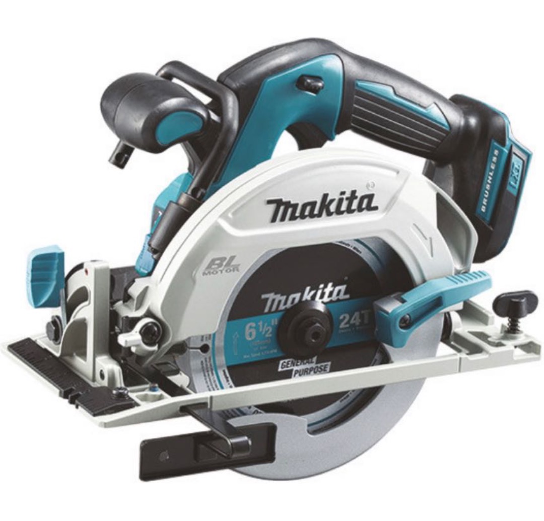Makita 18v sirkelsag m/styreskinne