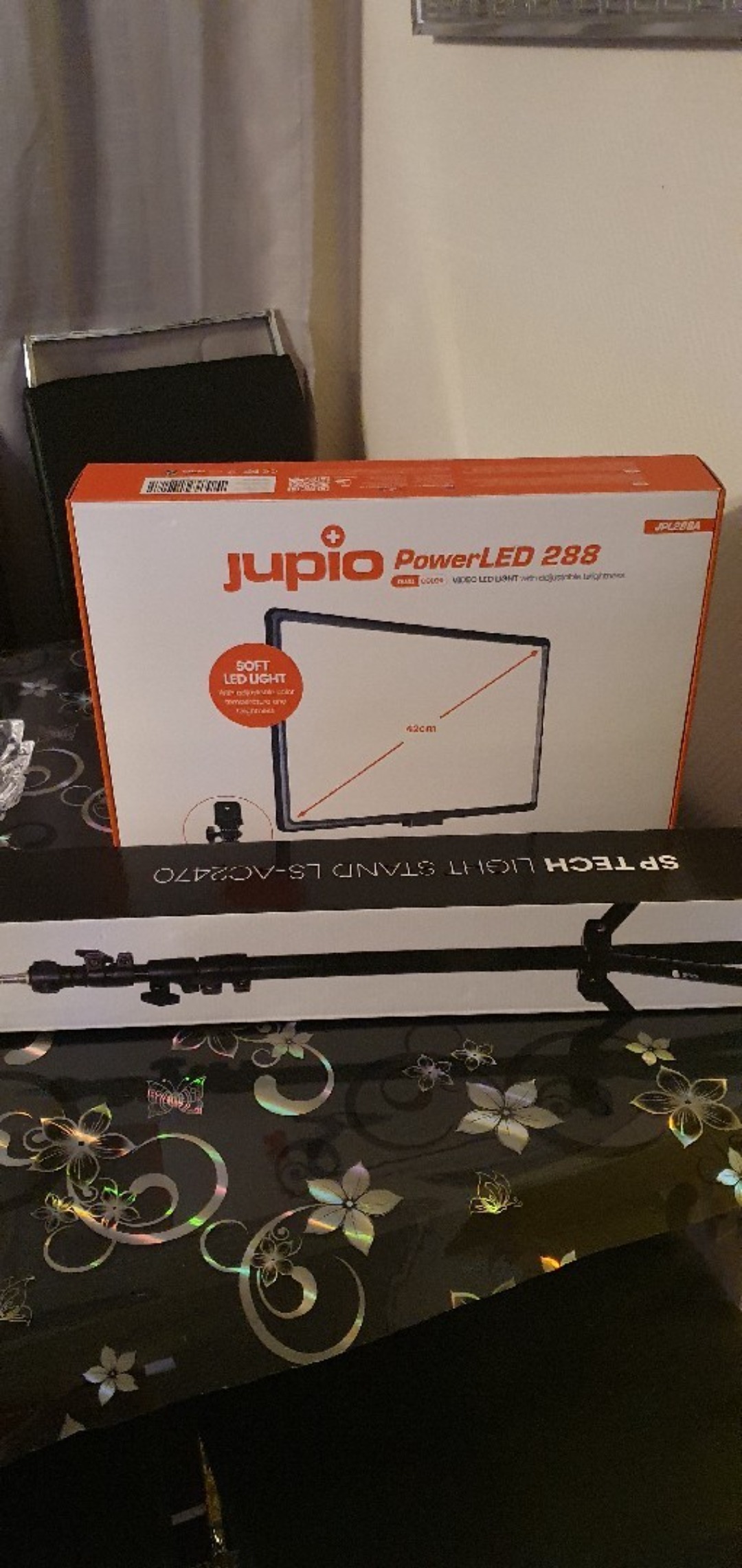 Led video og foto lamper.