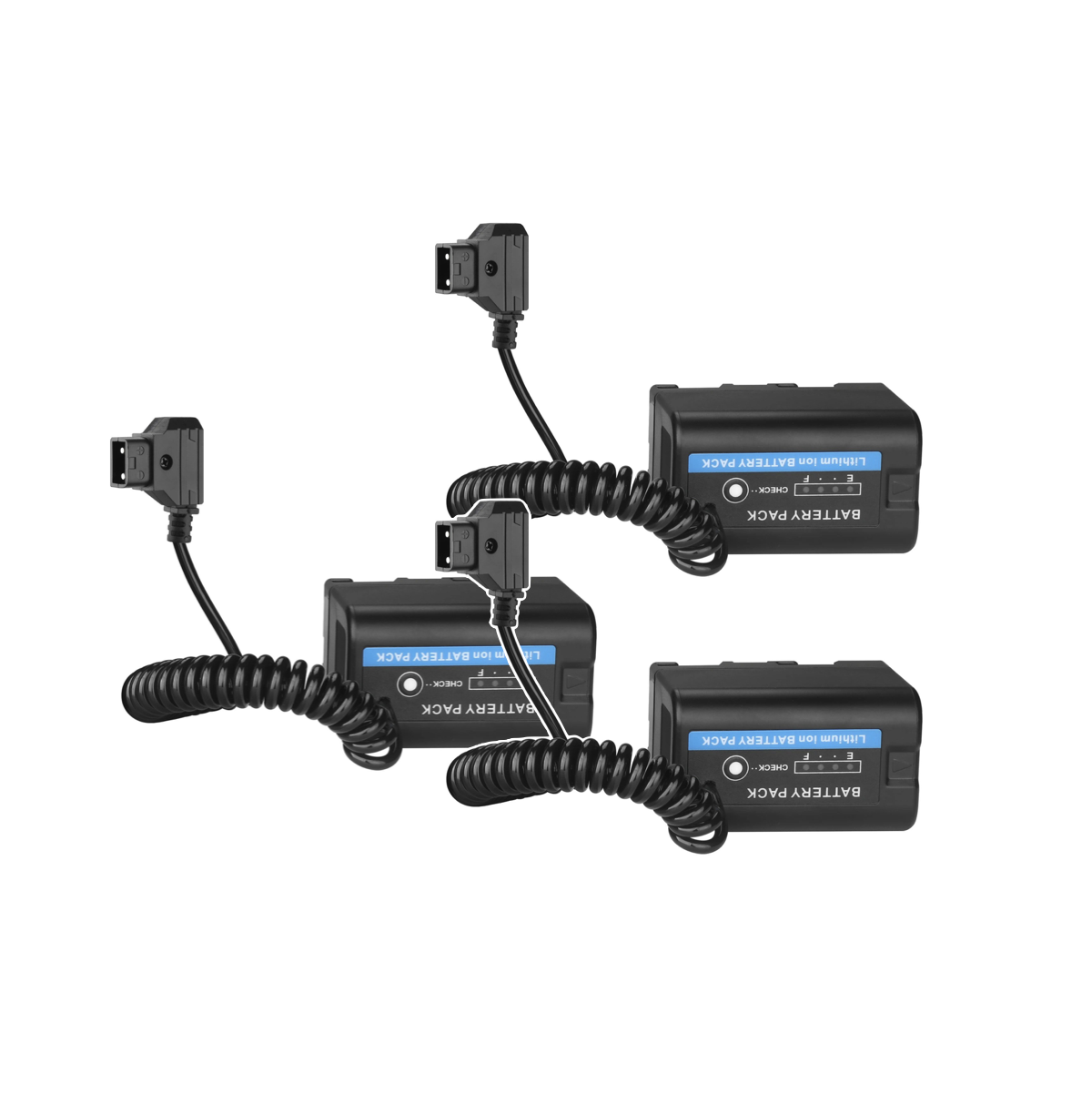 3x d tap to bp u30 u35 u90 dummy battery for sony  xdcam ex pmw pxw v or gold mount