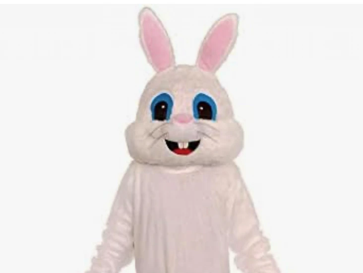 Påskhare / kaninmaskot 2st