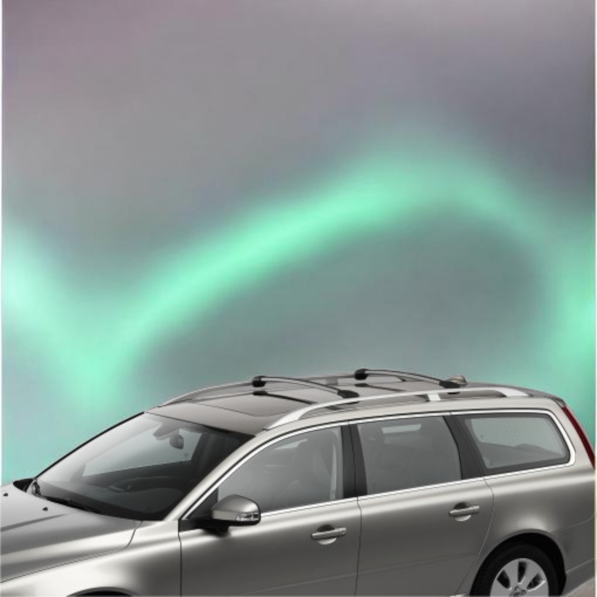 Taakkatelineet kattokiskoilla volvo v70 2008-2016
