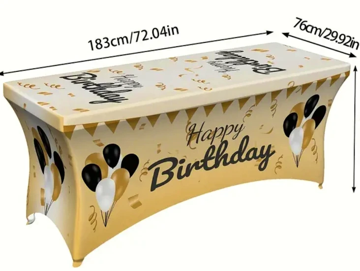 “happy birthday”-bordduk – fixa festen! 🎉