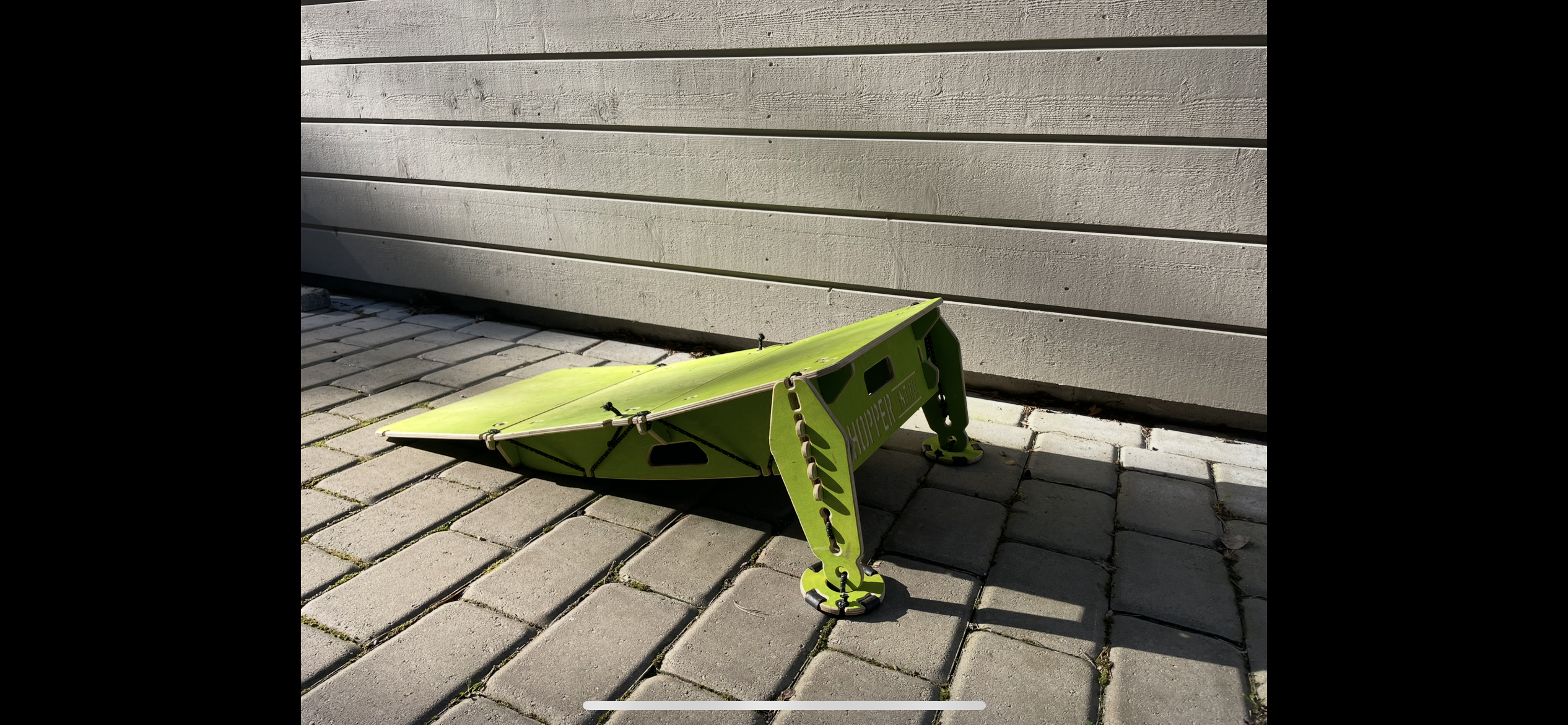 Hopp-ramp mtb hopper