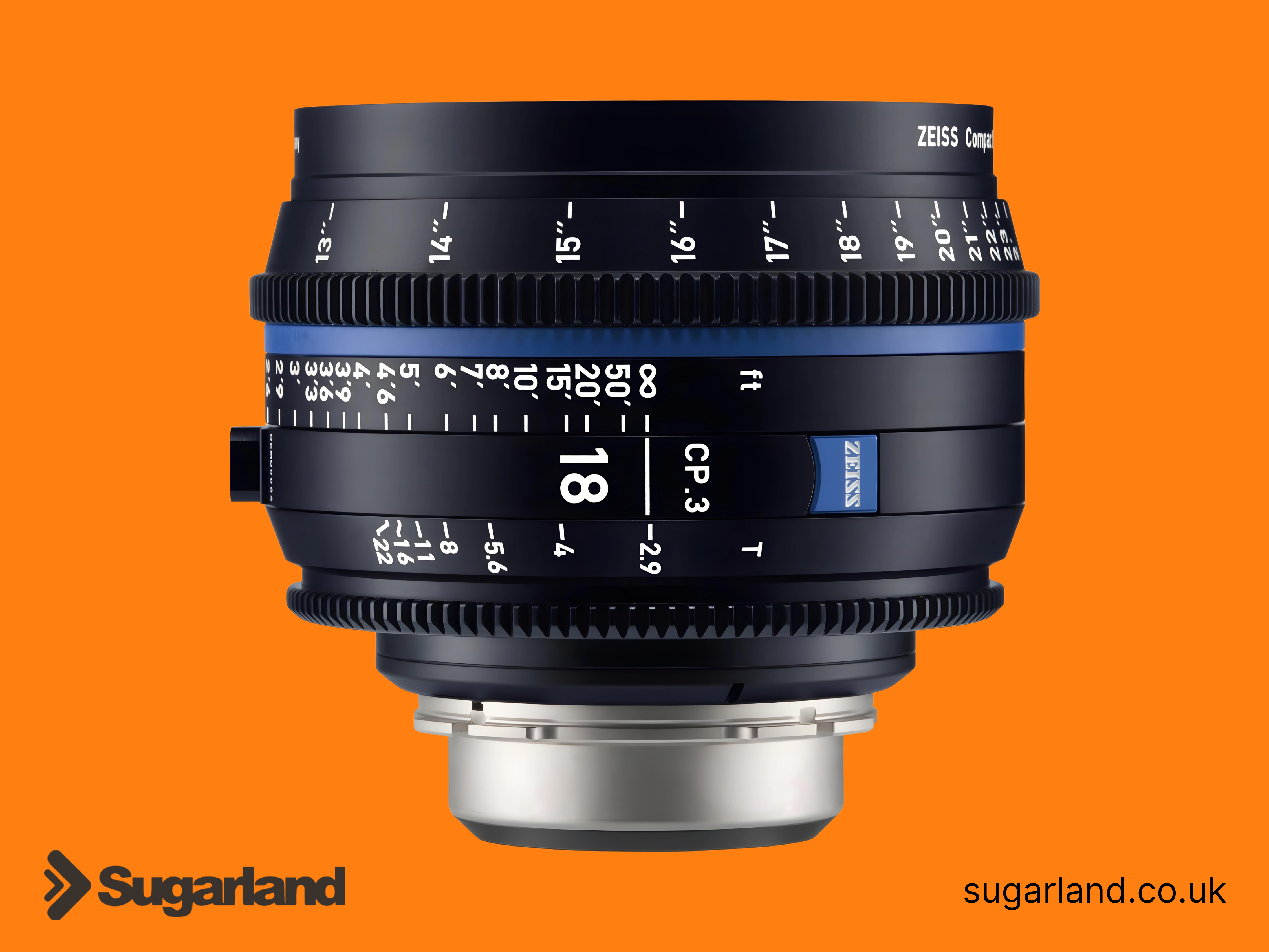 Zeiss cp.3 18mm t2.9 compact prime lens (pl mount)