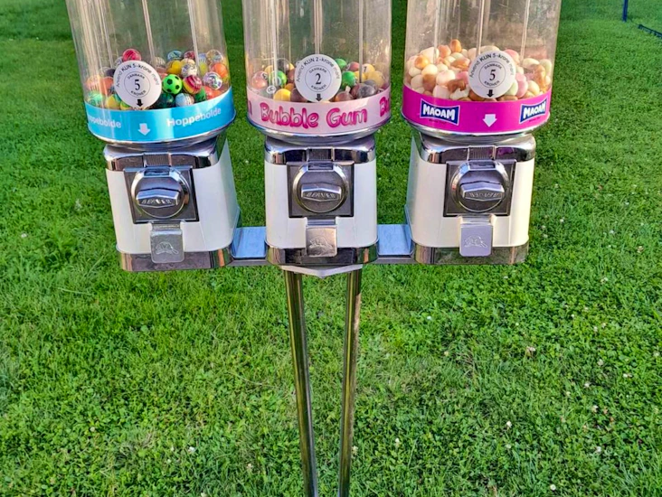 Gumball maskiner, 3 stk!