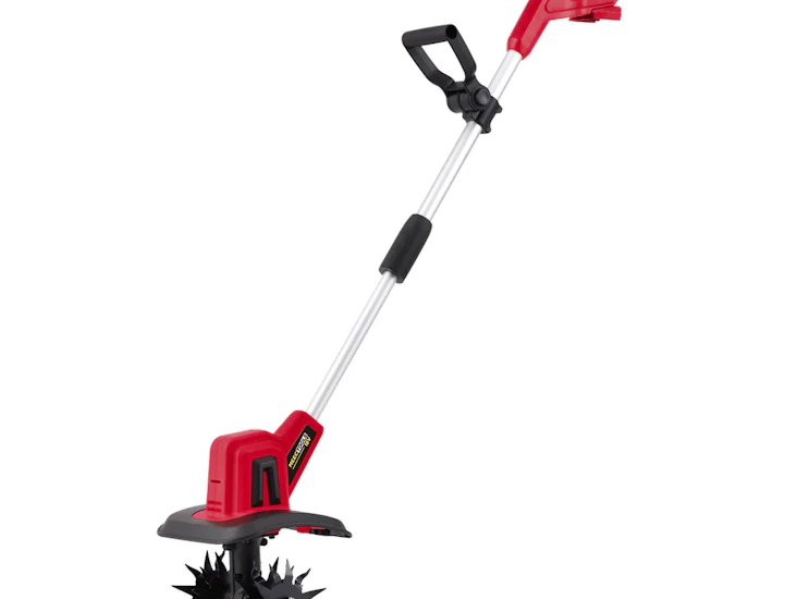 Batteridriven jordfräs – smidig för rabatter och trädgårdsland (23 cm)