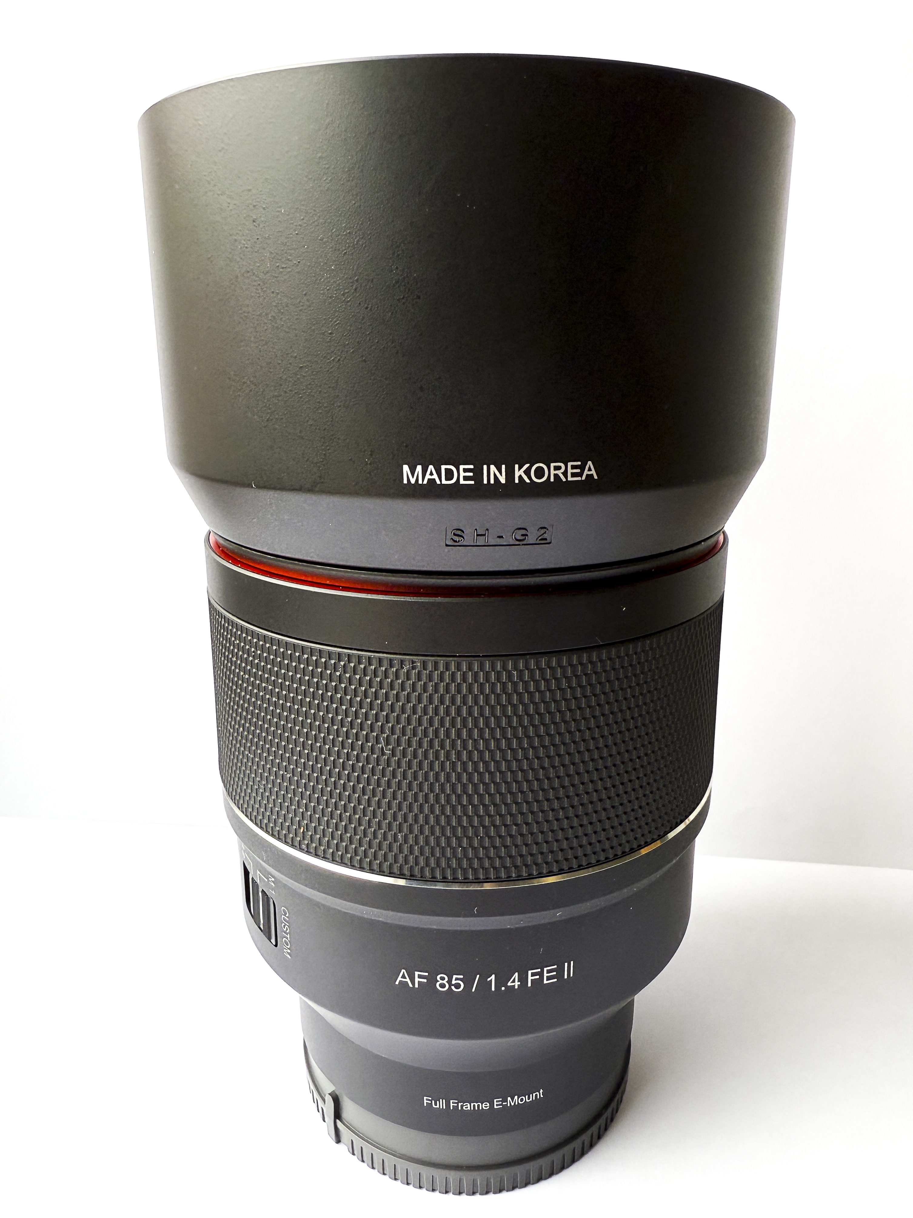 Samyang af 85mm f1.4 ii lens for sony e mount