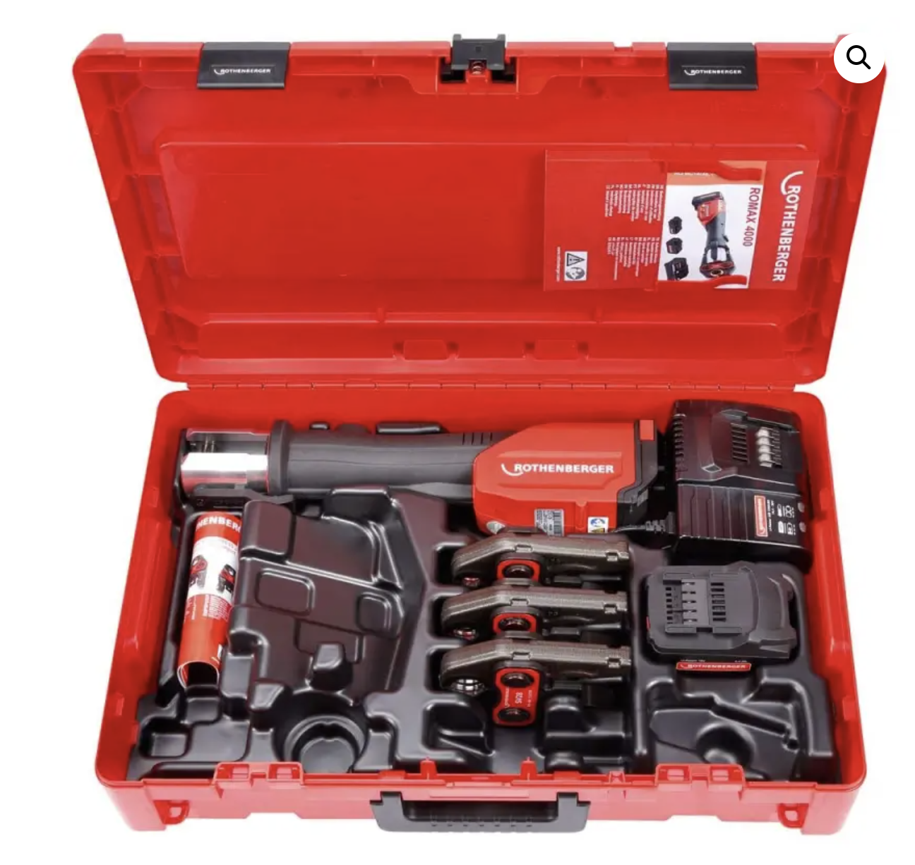 Rothenberger compact iii press tool & jaw set m15-22-28, amp 2ah  rent