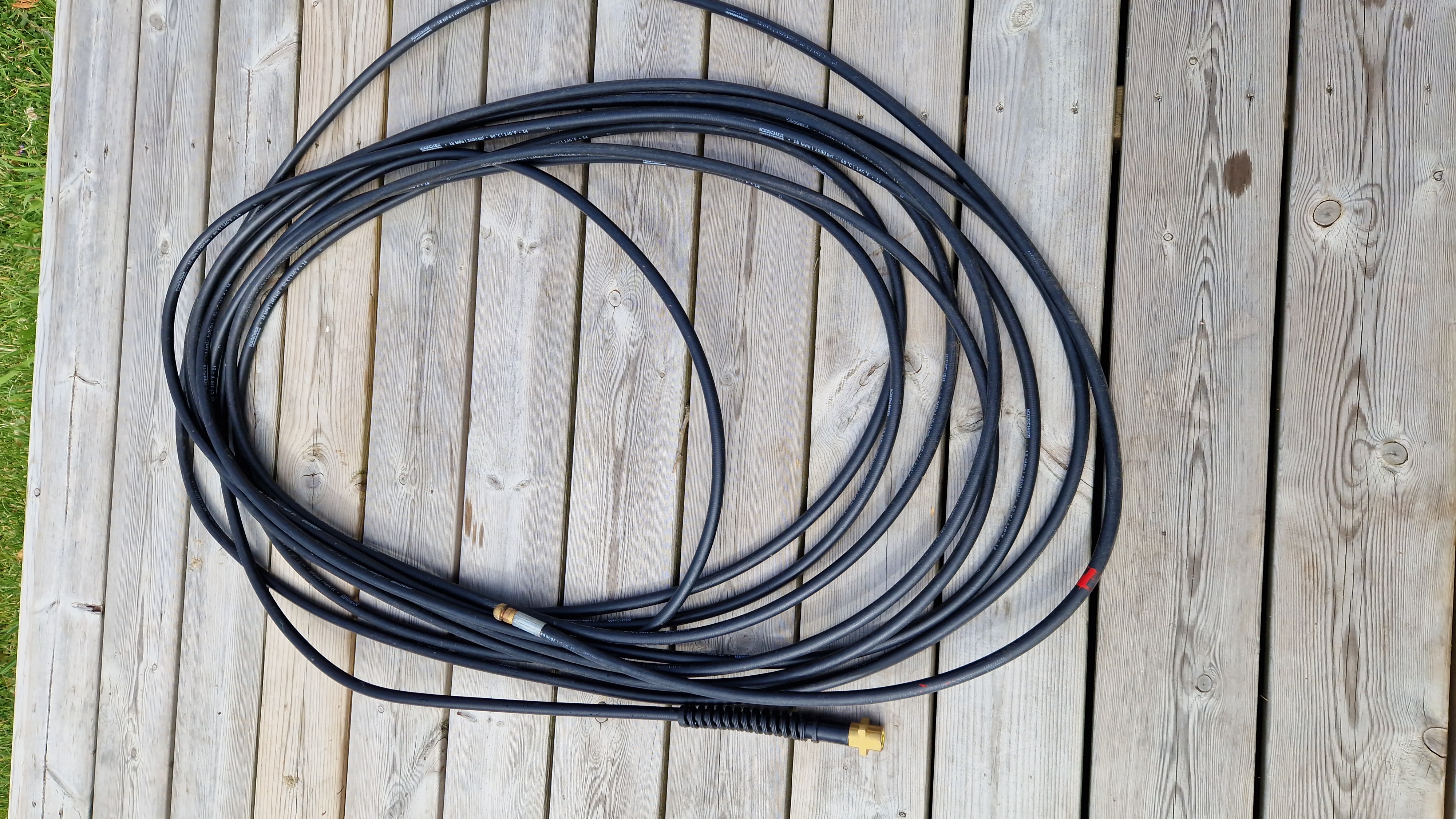 Rörrengöringsslang för avlopp och rör. 20 meter. passar kärcher