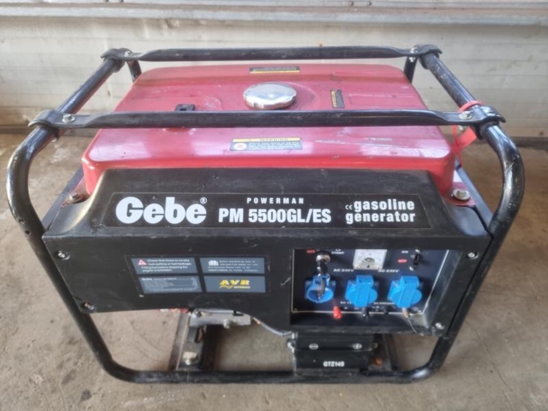 Strømagregat m el start max 5500w