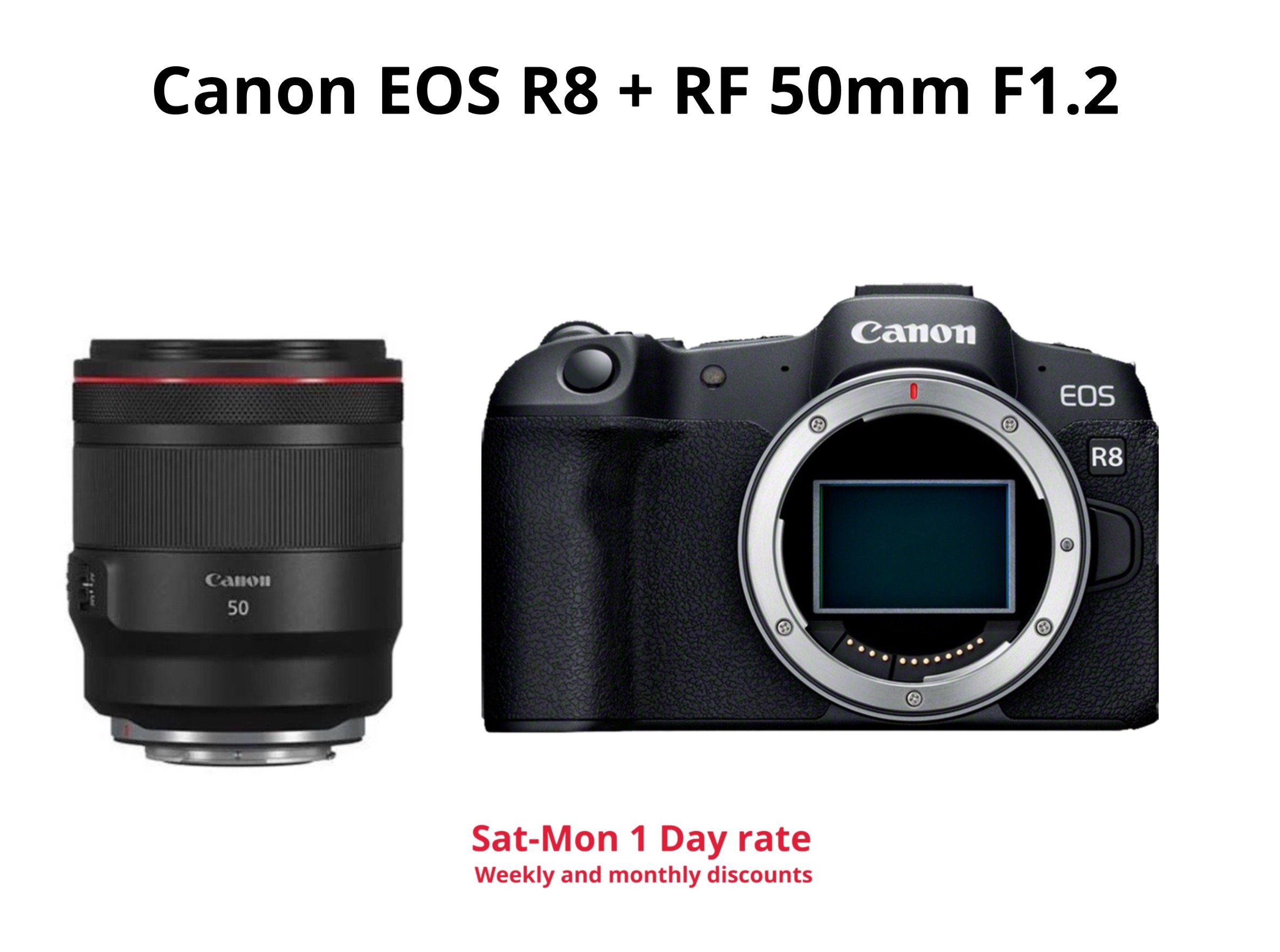Canon r8 + rf 50mm f1.2