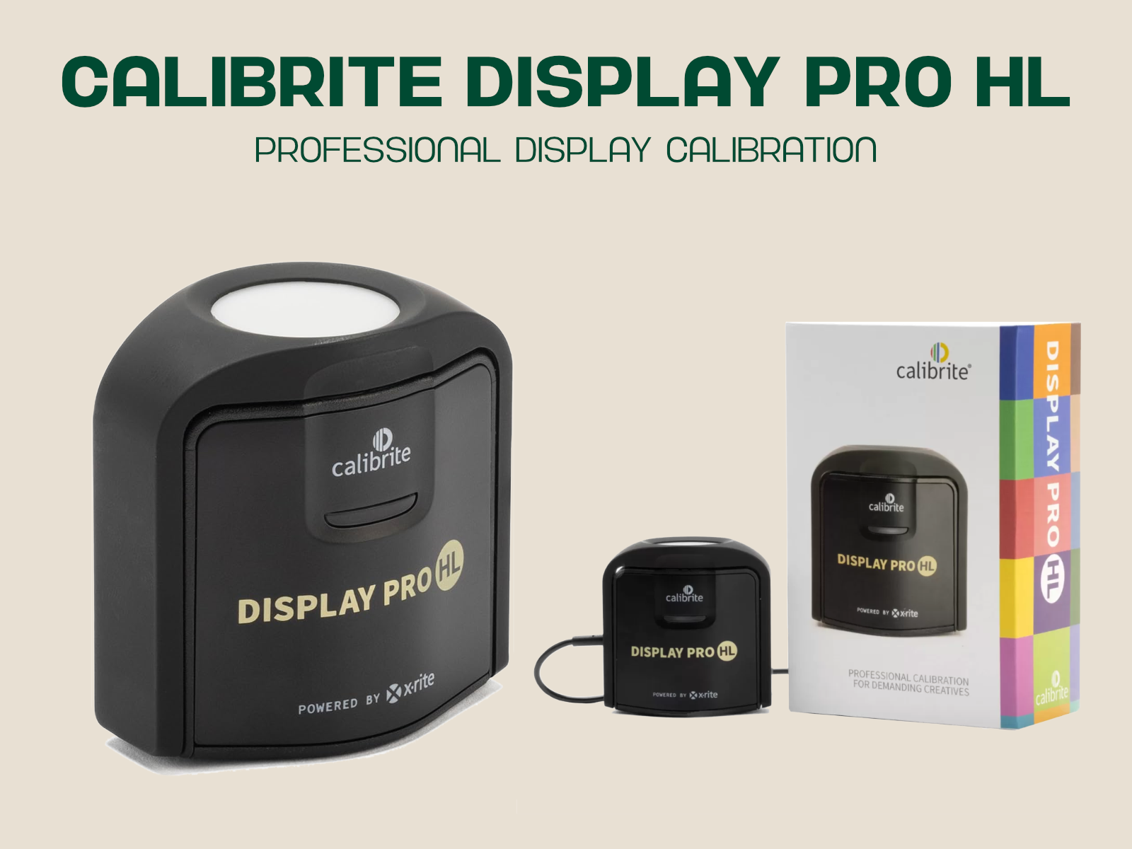 Calibrite display pro hl - monitor / display calibration usb-c
