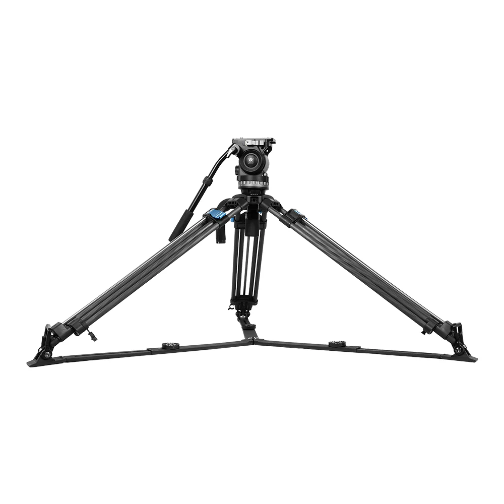 Sirui sq75 tripod + vhs10 fluid head - carbon fibre pro video tripod