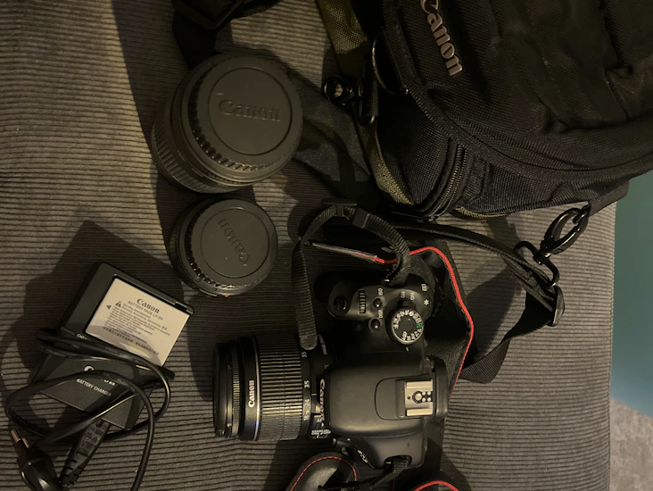 Canon eos 600d med ekstra objektiv