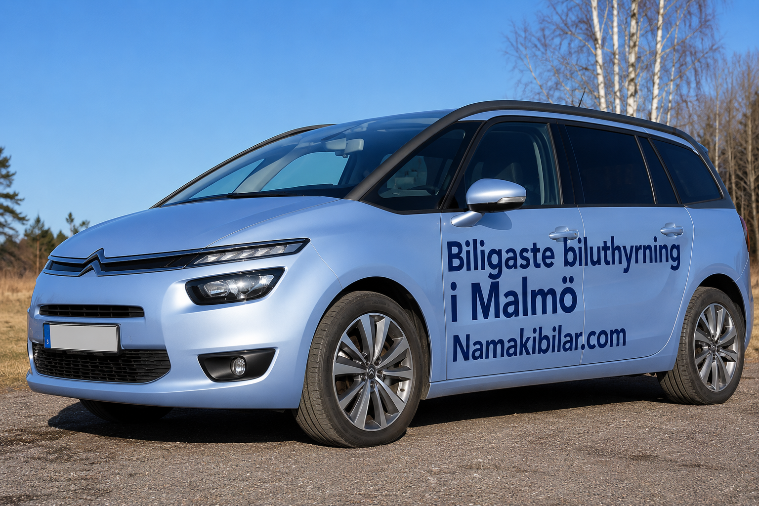 7 sitsig minibuss inkl 100 km, automatväxellåda