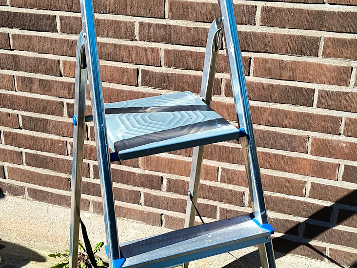 Tikkaat alumiinia, 4 askelmaa