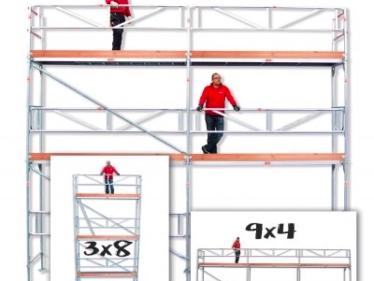 Byggnadsställning/lättmetallställning