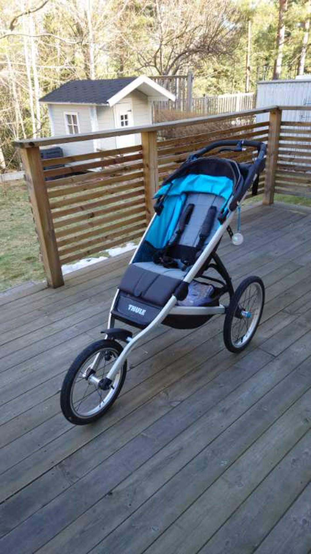 Thule glide löpvagn i nyskick