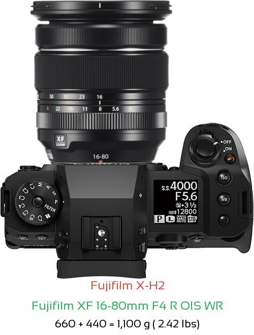 Fujifilm x-h2 + xf 16-80mm + godox flash (full photo kit)