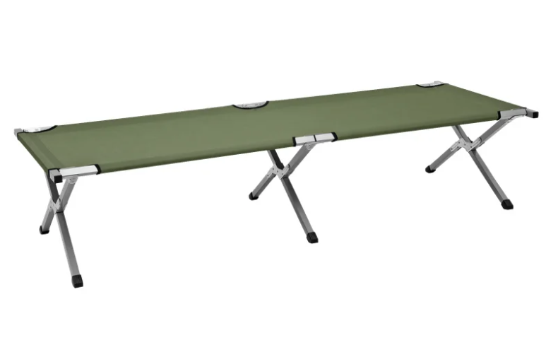 Hopfällbar tältsäng 188 x 64 x 42 cm – perfekt för camping och festival