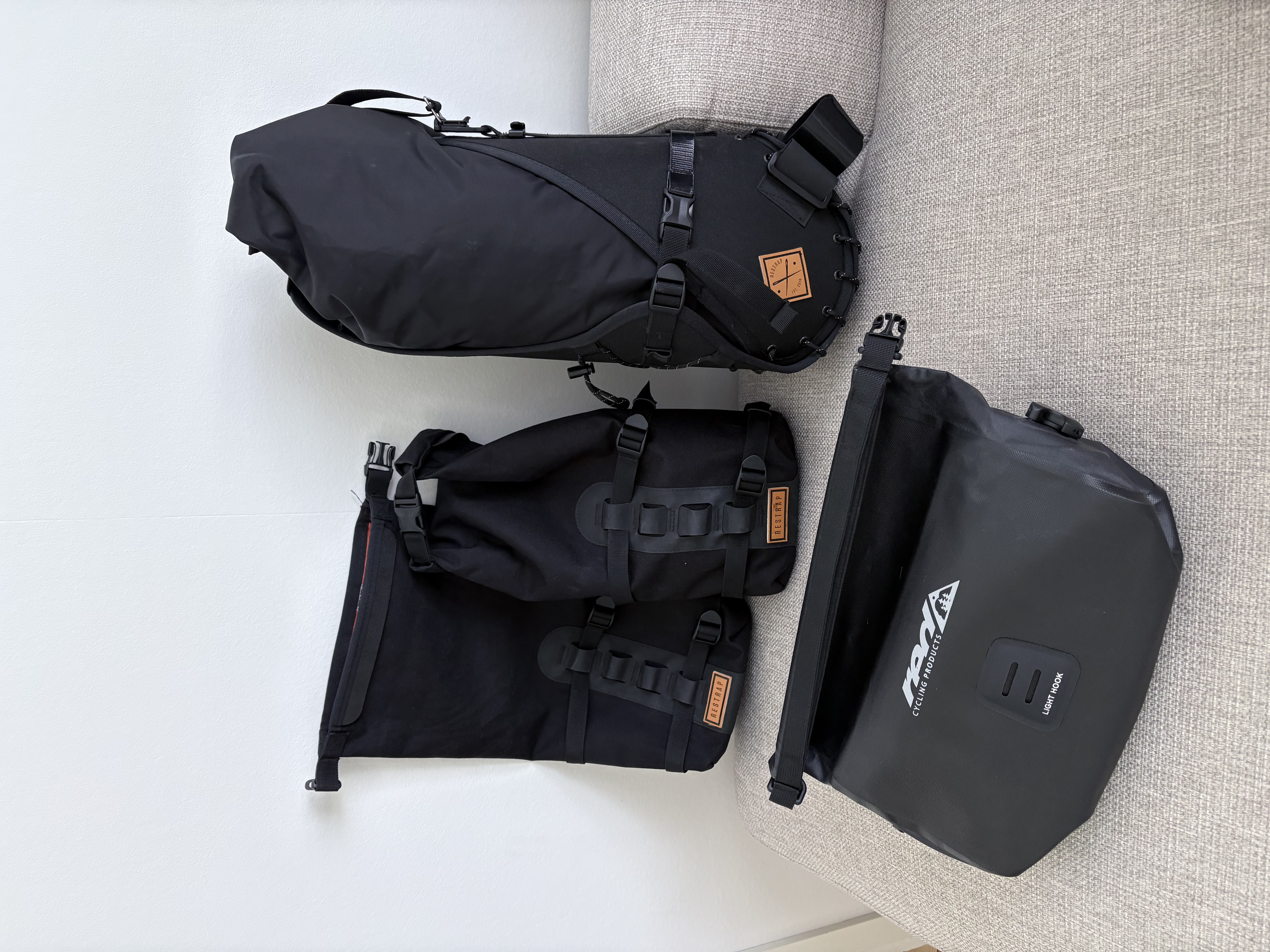 Restrap bikepacking -setti 