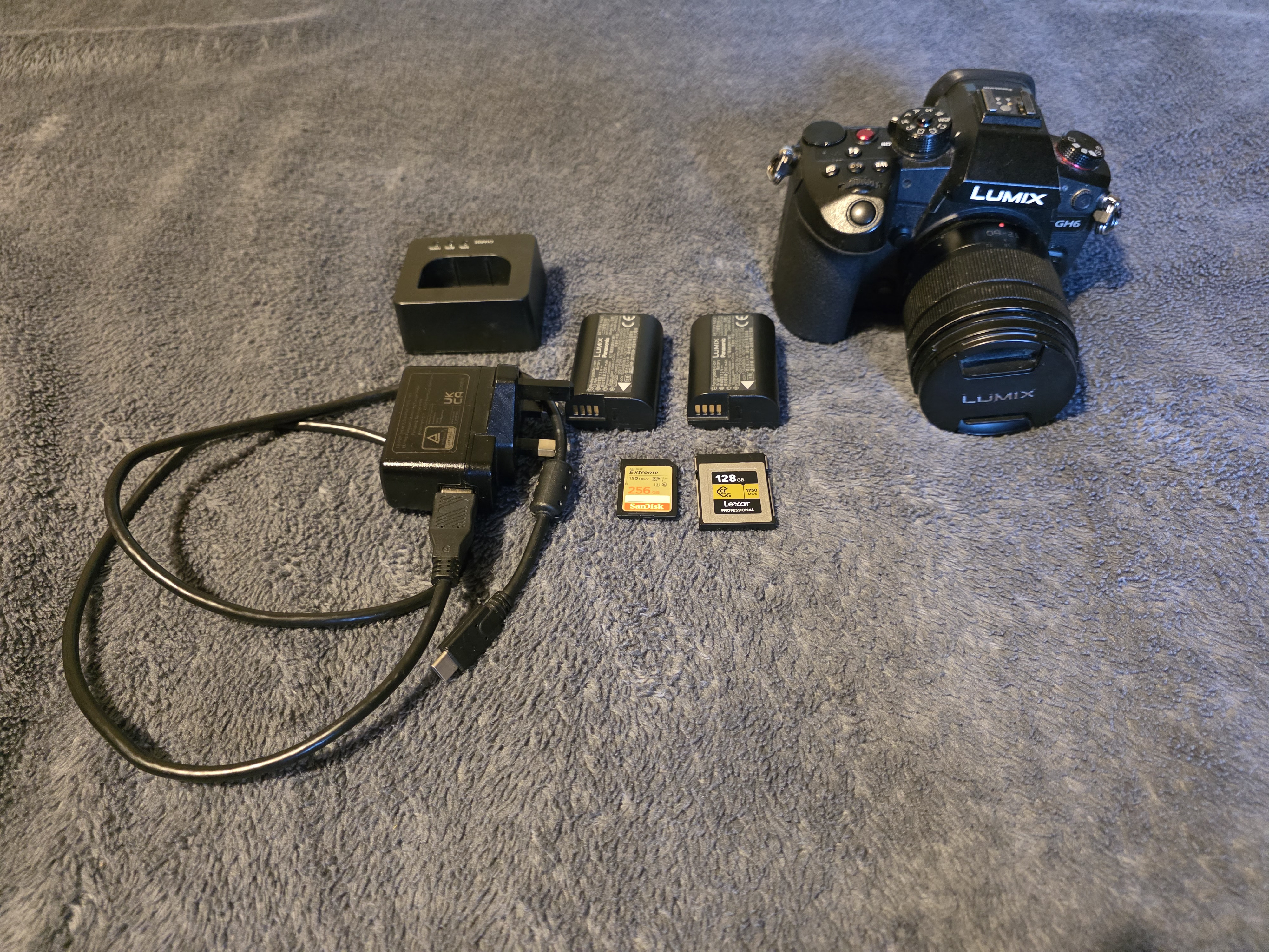Panasonic lumix gh6 with panasonic 12-60mm