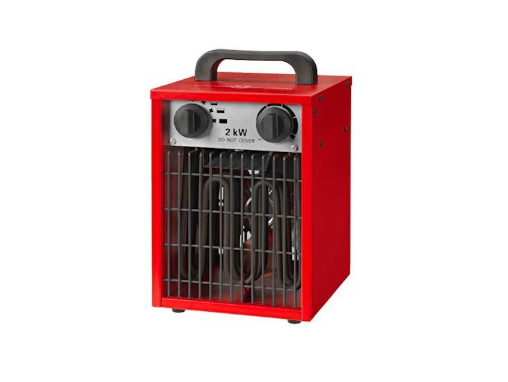 Byggfläkt, värmefläkt