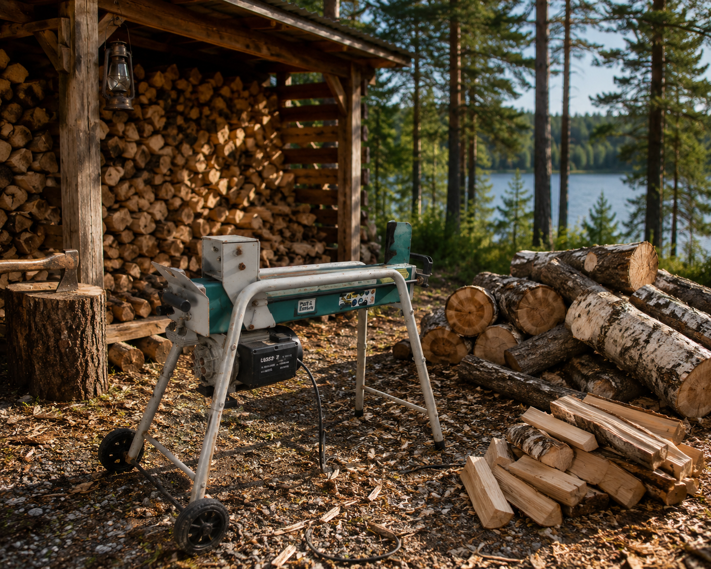 🪵 park & garden ls552-2 vedkløyver 5 tonn – kraftig og enkel å bruke