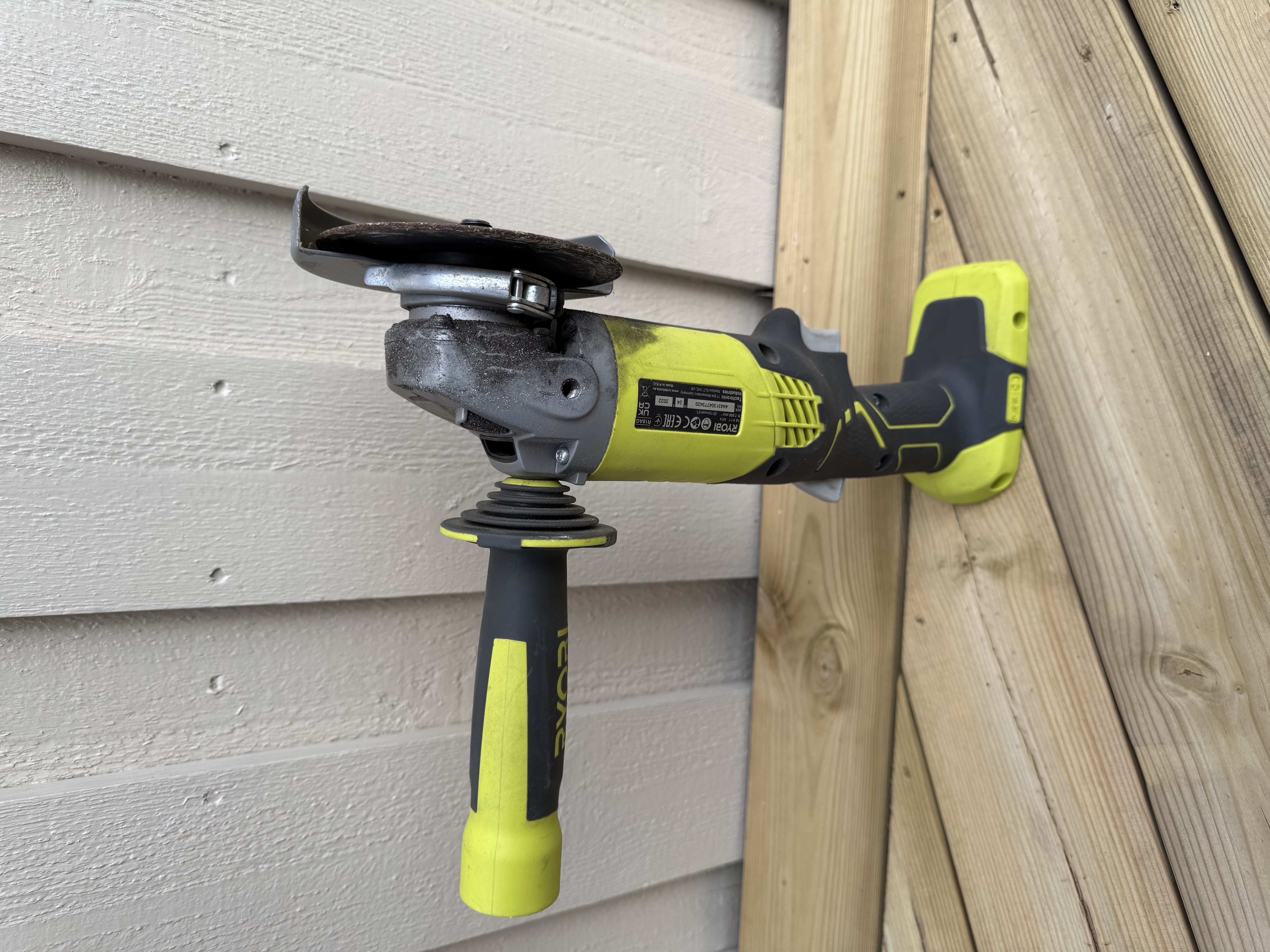 Ryobi vinkelsliper 18v