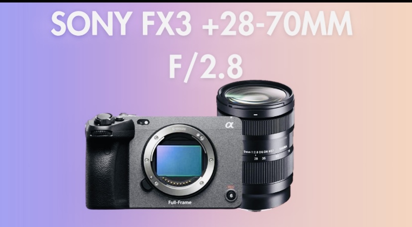 Sony fx3 and 28-70 lens