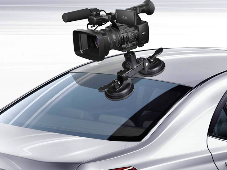 Dual suction cup car mount (chimera)