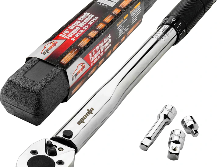 3/8-inch drive click torque wrench 10-80 ft-lb.