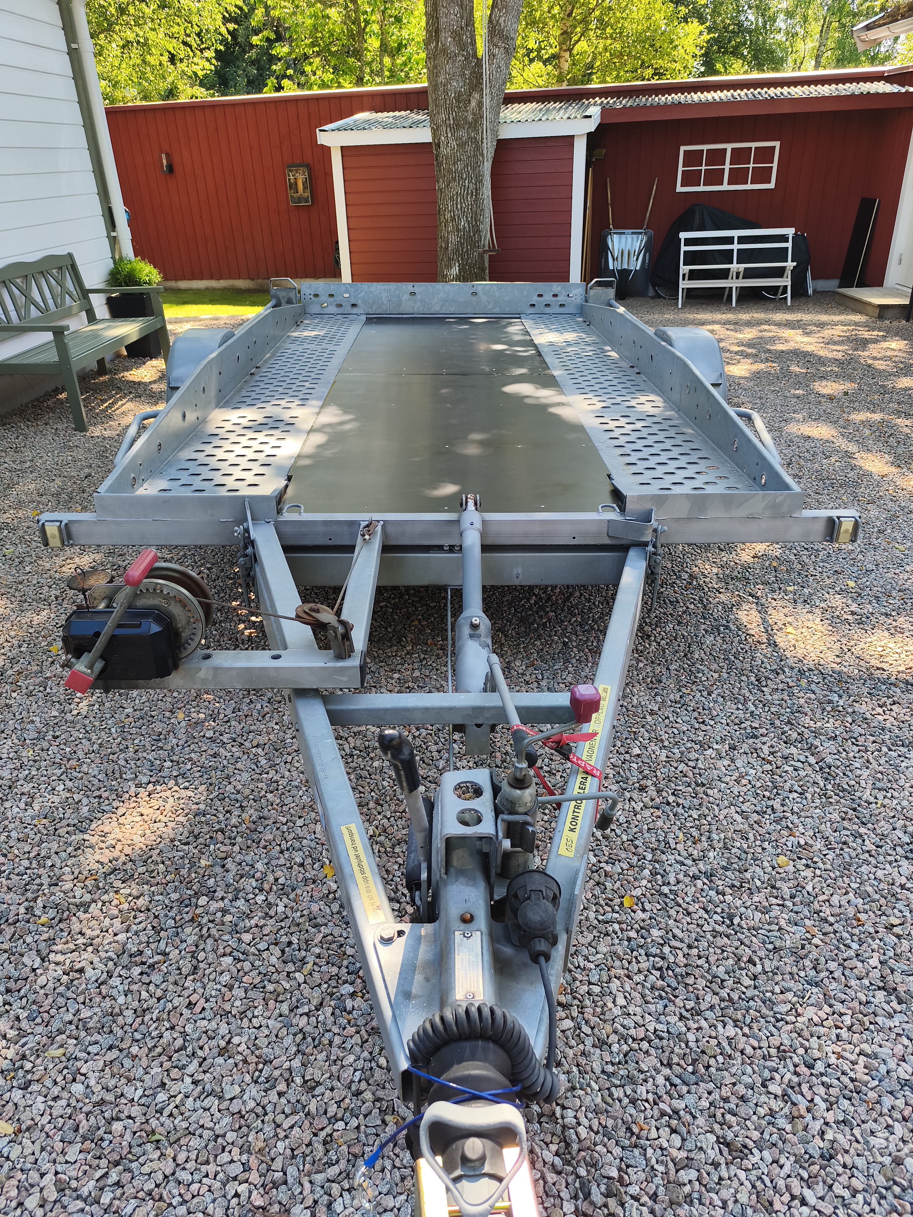Biltransport/maskintransport 1500kg