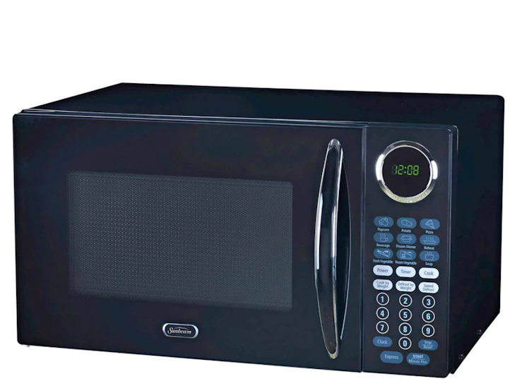 Sunbeam sgb8901 0.9 cu ft / 900 w countertop microwave