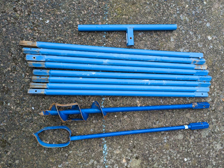 Jordborr/brunnborr 110mm, 9m