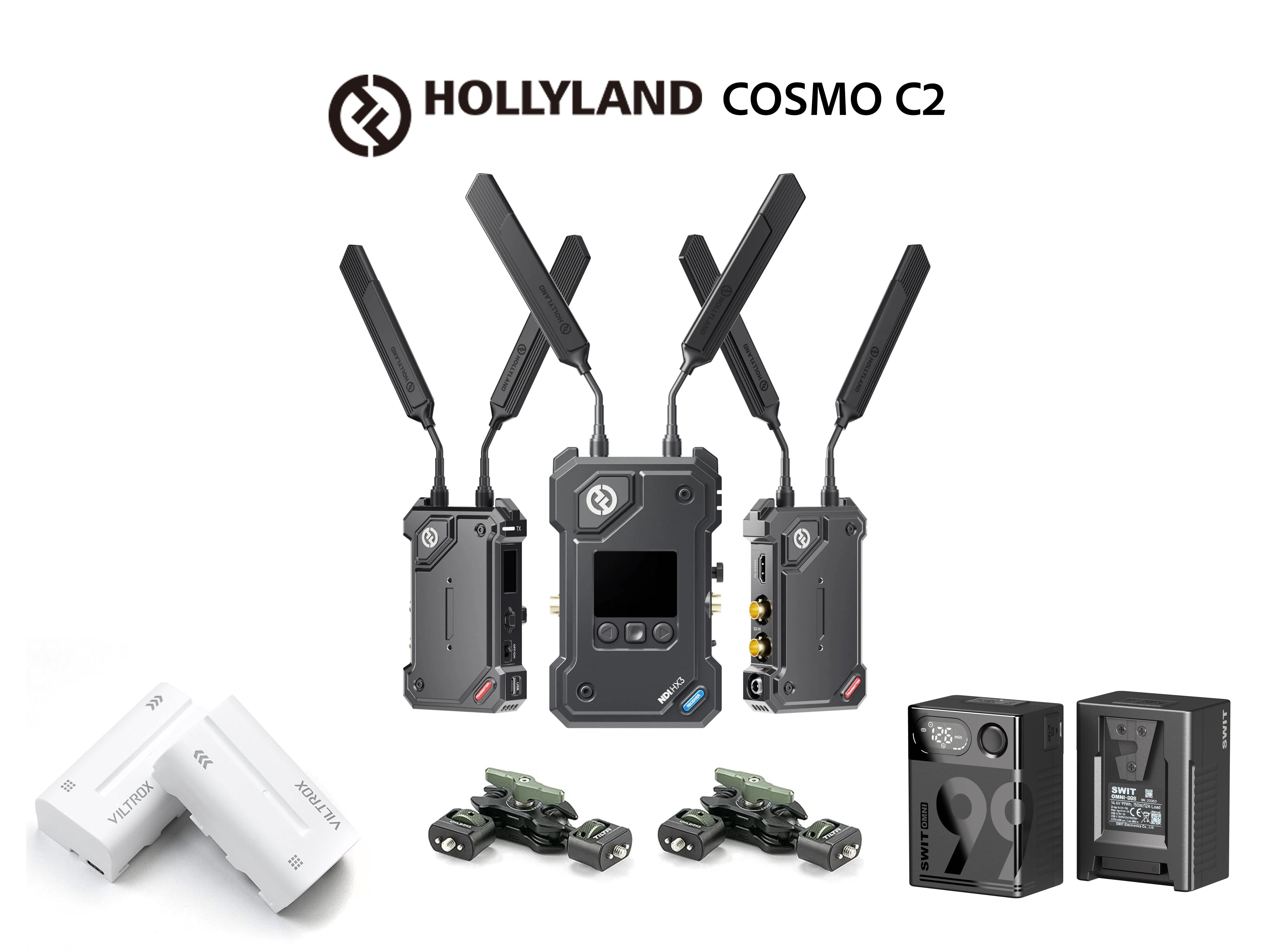 Hollyland cosmo c2 (fast) 5g 4k (tx-tx-rx)