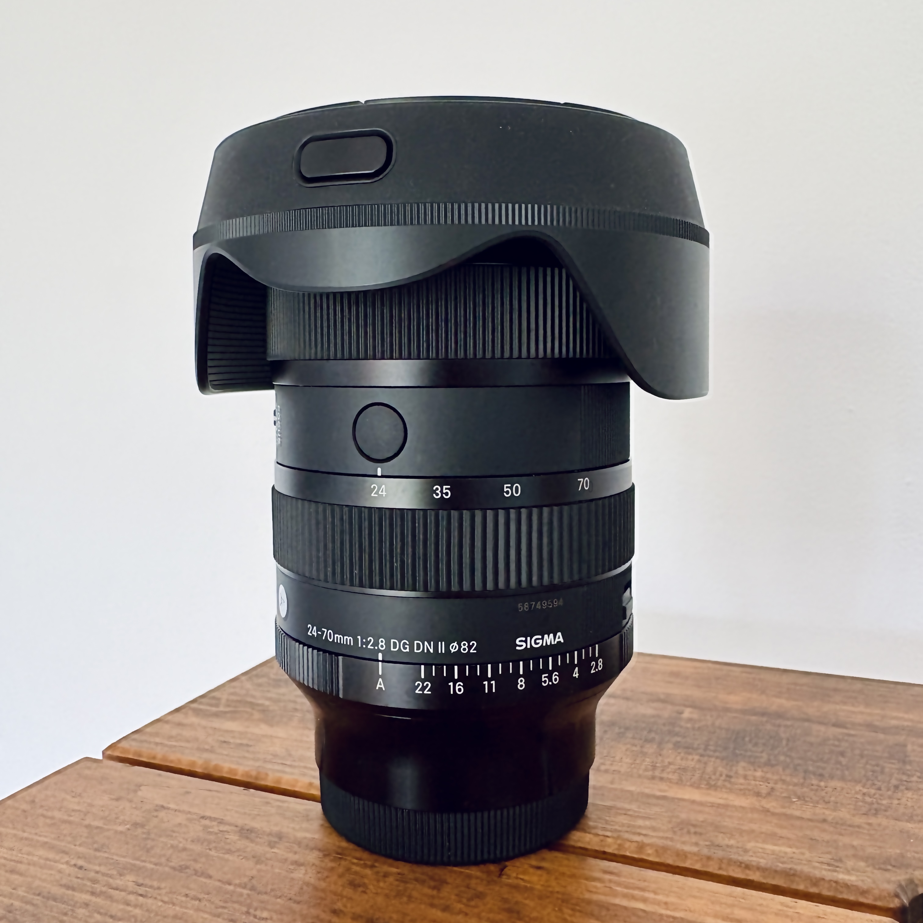 Sigma 24-70mm f2.8 dg dn ii art zoom lens