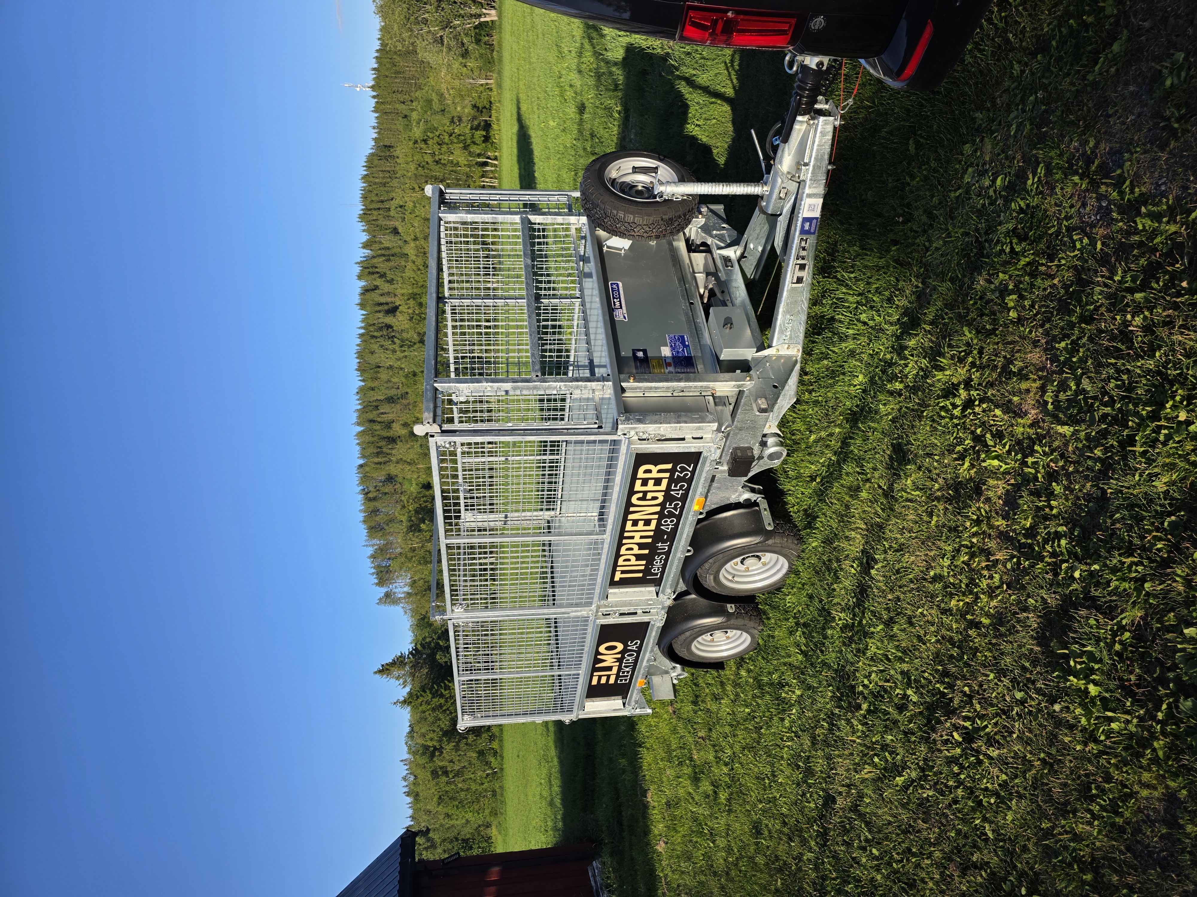 Tipphenger til leie – 3500kg | kraftig og solid