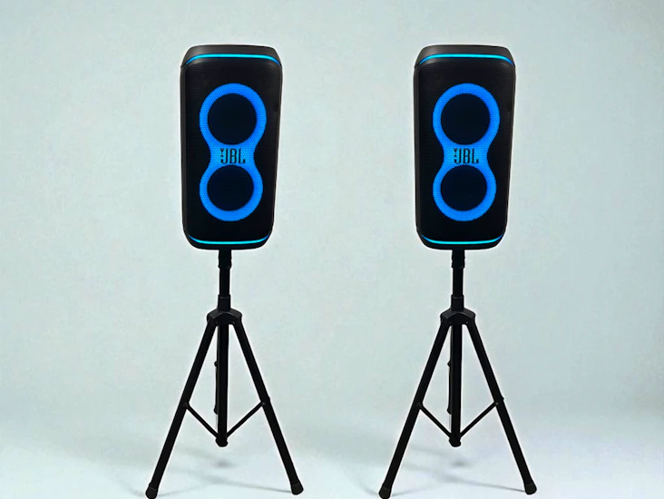 2x jbl 120 partybox club 120 speaker bluetooth wireless portable speaker event party 110 battery boombox