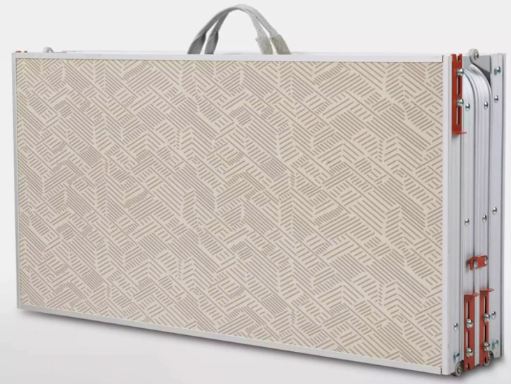 Foldable camping table for 6-8 people