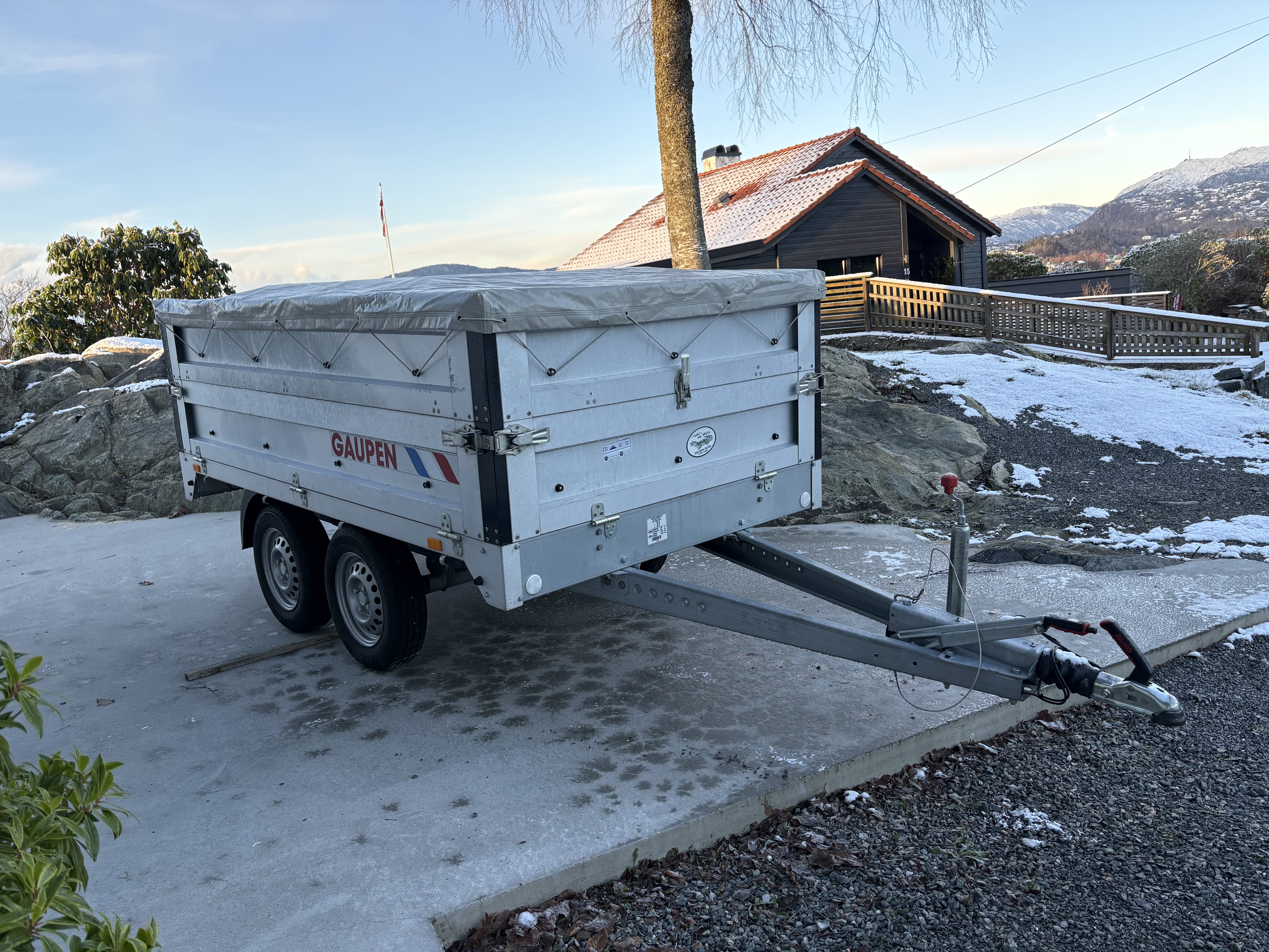 Gaupen henger 144x258x35 + 35 1300kg