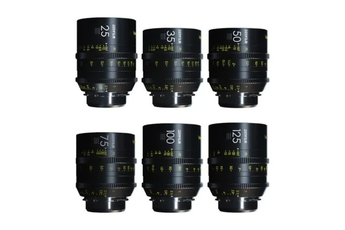 Dzo vespid prime lens set (25,35,50,75,100,125) ef mount