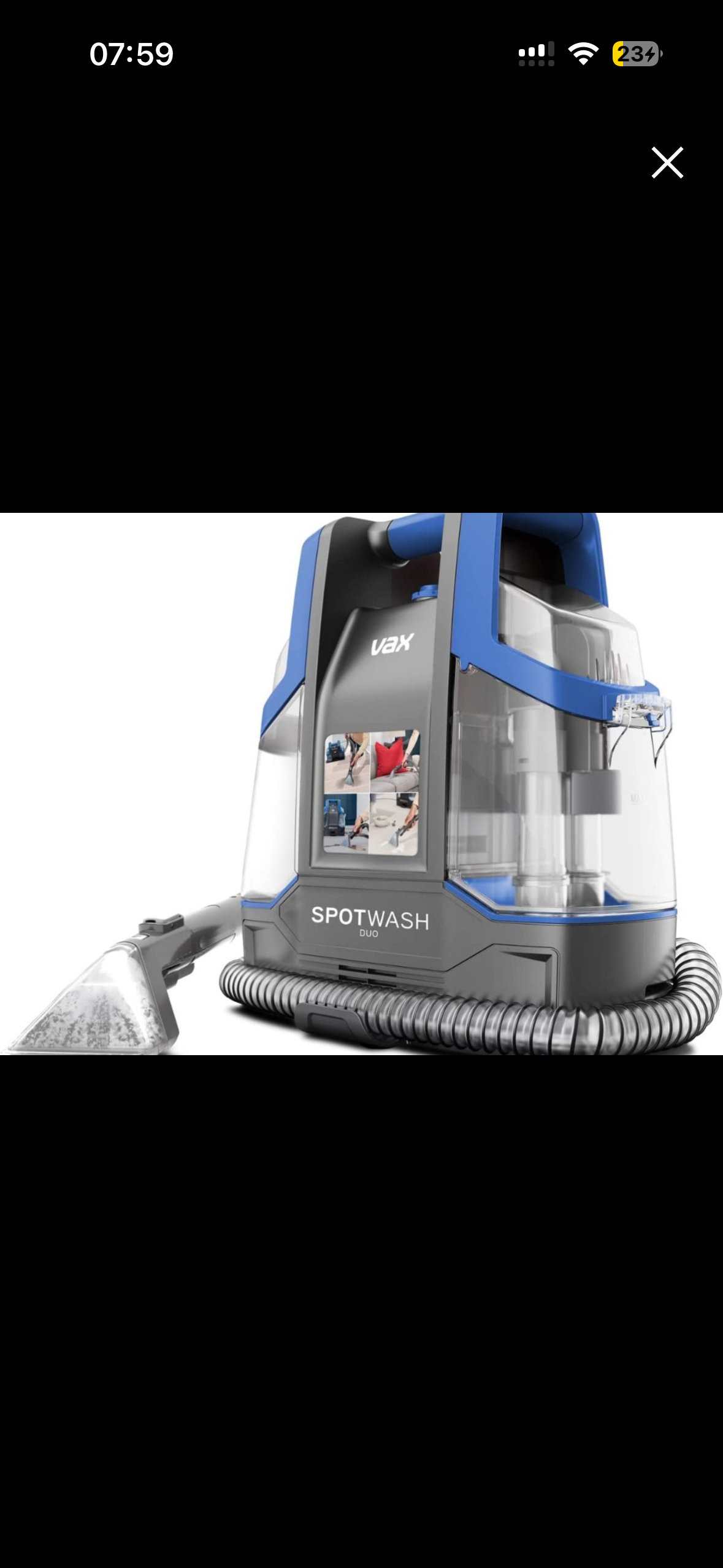  vax spotwash carpet & upholstery cleaner | powerful spot washer 🧽