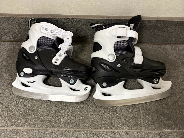 ⛸️ justerbara barnskridskor graf – stl 30–33