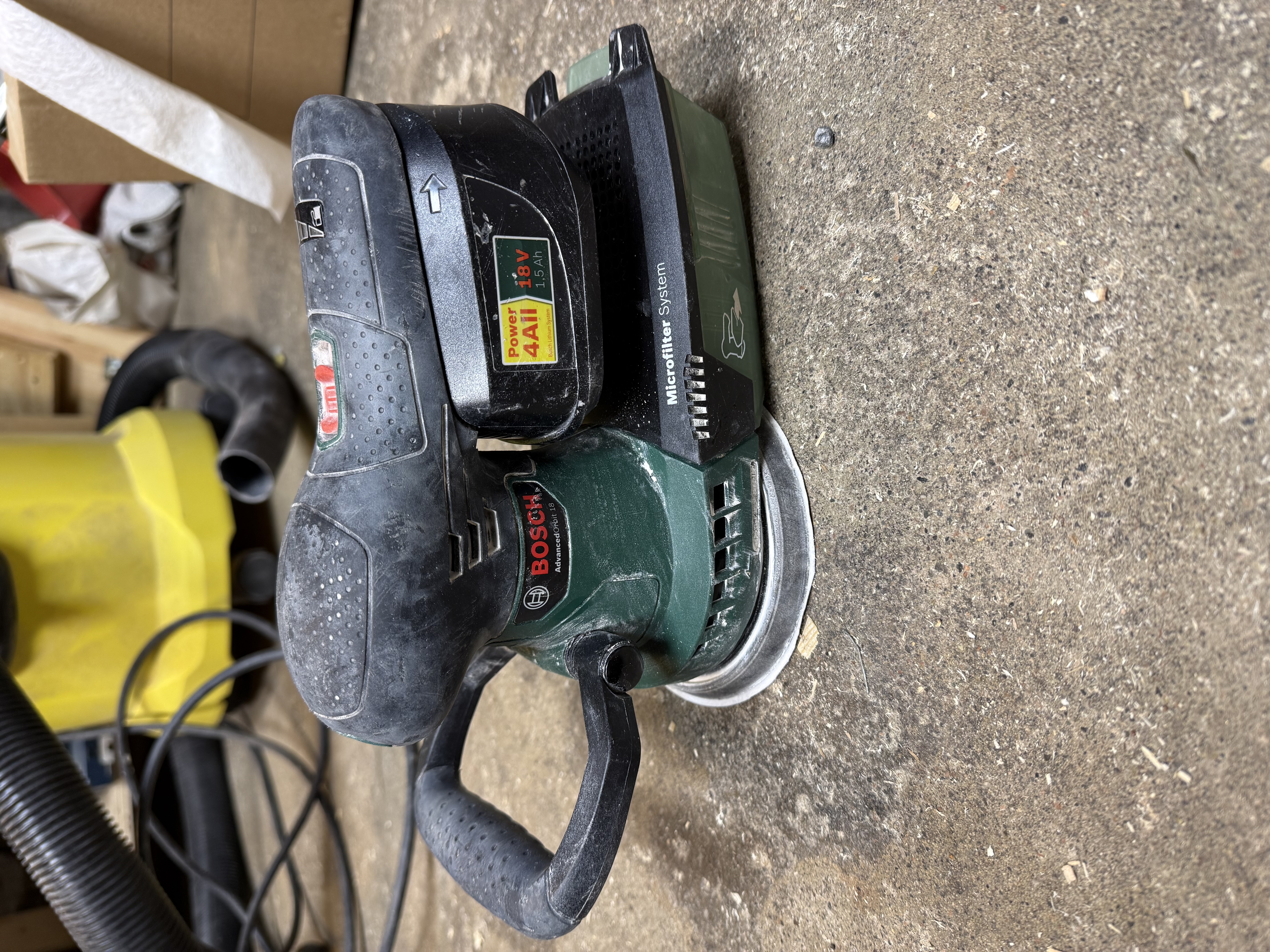 Bosch advanceorbit 18 slipemaskin / pussemaskin