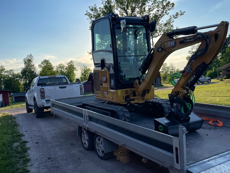Cat 302. 2.6 ton grävmaskin